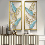Aureate Petals Frame Metal Art Wall
