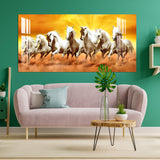 Modern Abstract Horse Acrylic Wall Painting – Artistic Canvas Wall Art