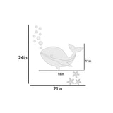 Baby Dolphin Backlit Wooden Wall Décor