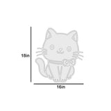 Cute Kitten Backlit Wooden Wall Décor