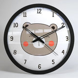 Blushing Bear Kids Wall Clock