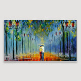 Couple Love Scenery Canvas Wall Hanging