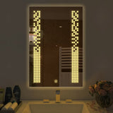 Rectangular Shaped Minimalistic Design Led Bathroom Wall Mirror