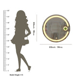 Modern Desinger Illuminating Lunar Bathroom Mirror With Led