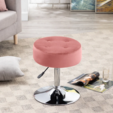 Pink Color Deria Vanity Stool