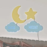 Good Night Moon & Star Backlit Wooden Wall Décor