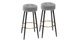 Grey Color Ceazar Counter Stool