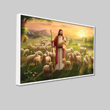 Majestic Jesus Canvas Printed Wall Paintings for Living Room, Meditation Room, Bedroom, Churches, Hospitals