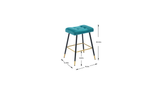 Teal Color Julio Counter Stool