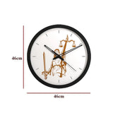 Handcrafted Wall Clock for Lawyer's Office