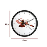 Graphical Wood Wall Clock for Lawyer's Office
