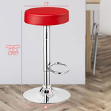 Red Linon Bar Stool
