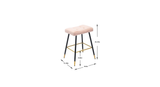 Pink Color Julio Counter Stool