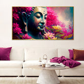 Radiating Peace and Spiritual Wisdom Lord Buddha Canvas Painting