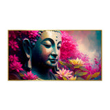 Radiating Peace and Spiritual Wisdom Lord Buddha Canvas Painting
