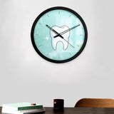 Shiny Tooth Dentist Office Wall Clock