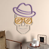 Trippy Skull Neon LED Light