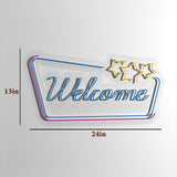 "Welcome" Neon LED Light