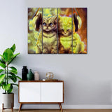 Beautiful Warrior Cat Love Story Canvas Wall Painting