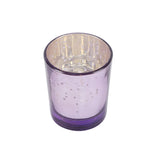 Purple Glass Votive Set of 4