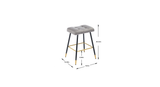 Grey Color Julio Counter Stool