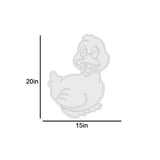 Baby Duckling Backlit Wooden Wall Décor