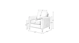 Blue Rafeal Lounge Chair