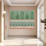 Indian Ethnic Traditional Artwork Canvas Framed Painting Traditional Wall Art Large Size Perfect For Living Rooms, Bedrooms, and Office Spaces
