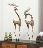 Deer set of 2 table decor