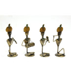 Musician man Set Of 4 table decor
