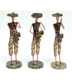 Musician Human Figurine Set Of 3 table decor