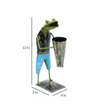 Frog pen holder table decor