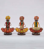 Sitting Men Mini musician Set of 3 table decor