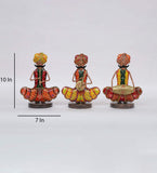 Sitting Men Mini musician Set of 3 table decor