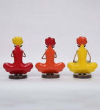 Sitting Men Mini musician Set of 3 table decor