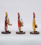 Sitting Men Mini musician Set of 3 table decor
