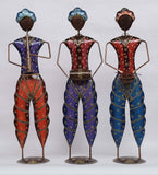 Musician Men Big Human Figurine, Set of 3 table decor