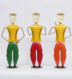 Musician Rajasthani Human Figurine, Set of 3 table decor