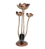 Peacock with Flower Tea Light Holder Figurine table decor