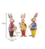 Rabbit Set Of 3 table decor