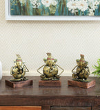 Ganesh Musical Showpiece Set Of 3 table decor