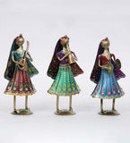 Lady Mini Human Figurine, Set of 3 table decor