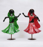 Dancing Lady Human Figurine, Set of 2 table decor