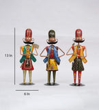 Men Farmer Human Figurine, Set of 3 table decor