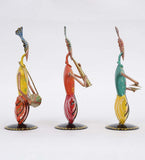 Sardar Sitting Man Mini Human Figurine, Set of 3 table decor