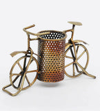 Cycle Pen Holder In Copper table decor