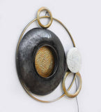 Black And Golden Rings Wall Decor