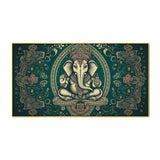Rustic Lord Ganesha Poster – Vintage Temple Artwork