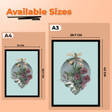 Beautiful Botanical Floral Framed Wall Art Painting