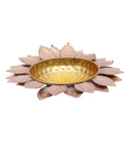 Pink Flower Cut Urli